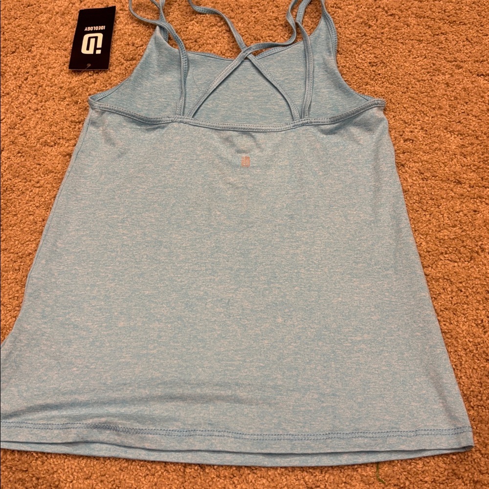 Girls (s) Ideology Light Blue Tank Top with Strappy Back